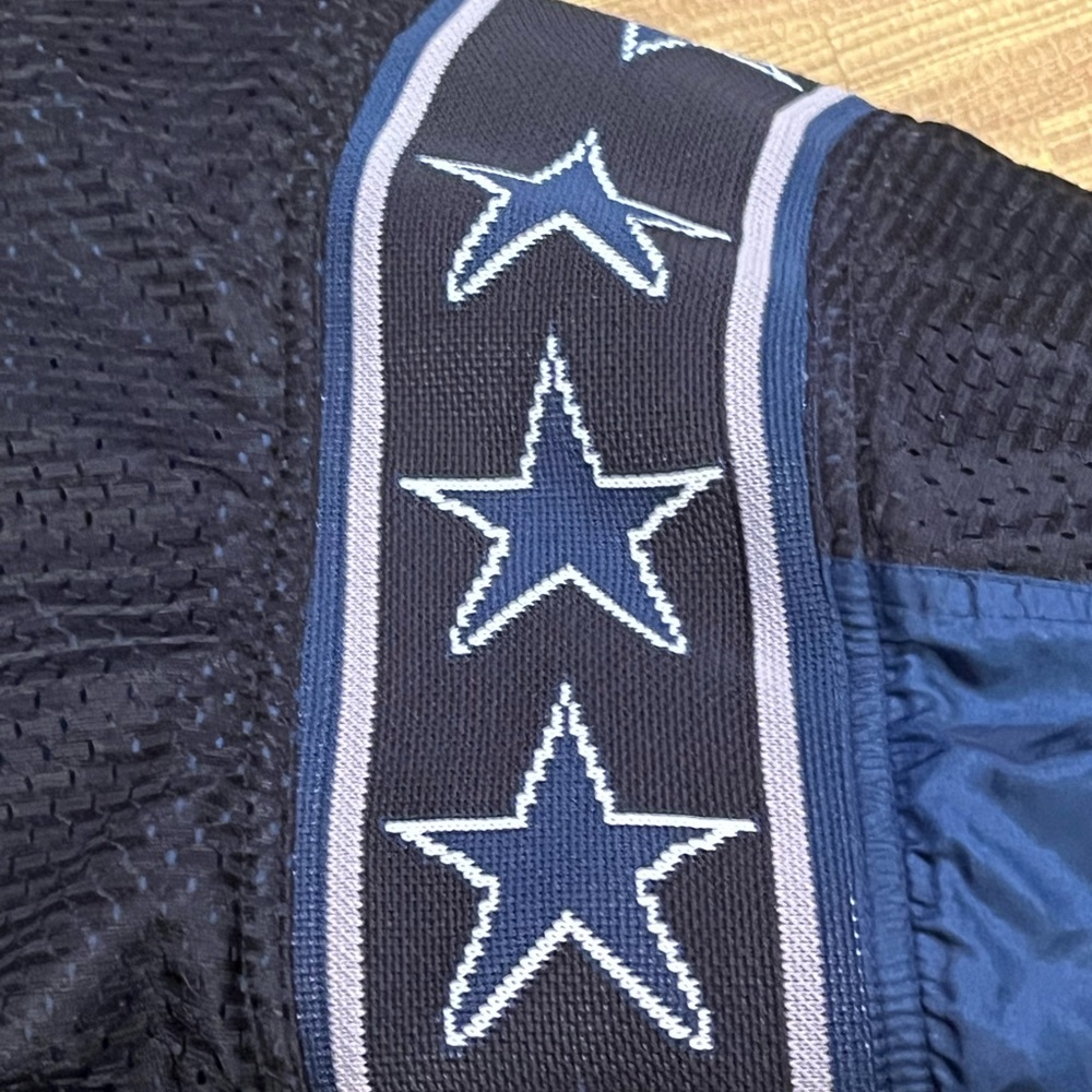 Vintage 90s Dallas Cowboys Mesh Reversible Jacket L Pro Playey NFL Experience - Picture 5 of 16